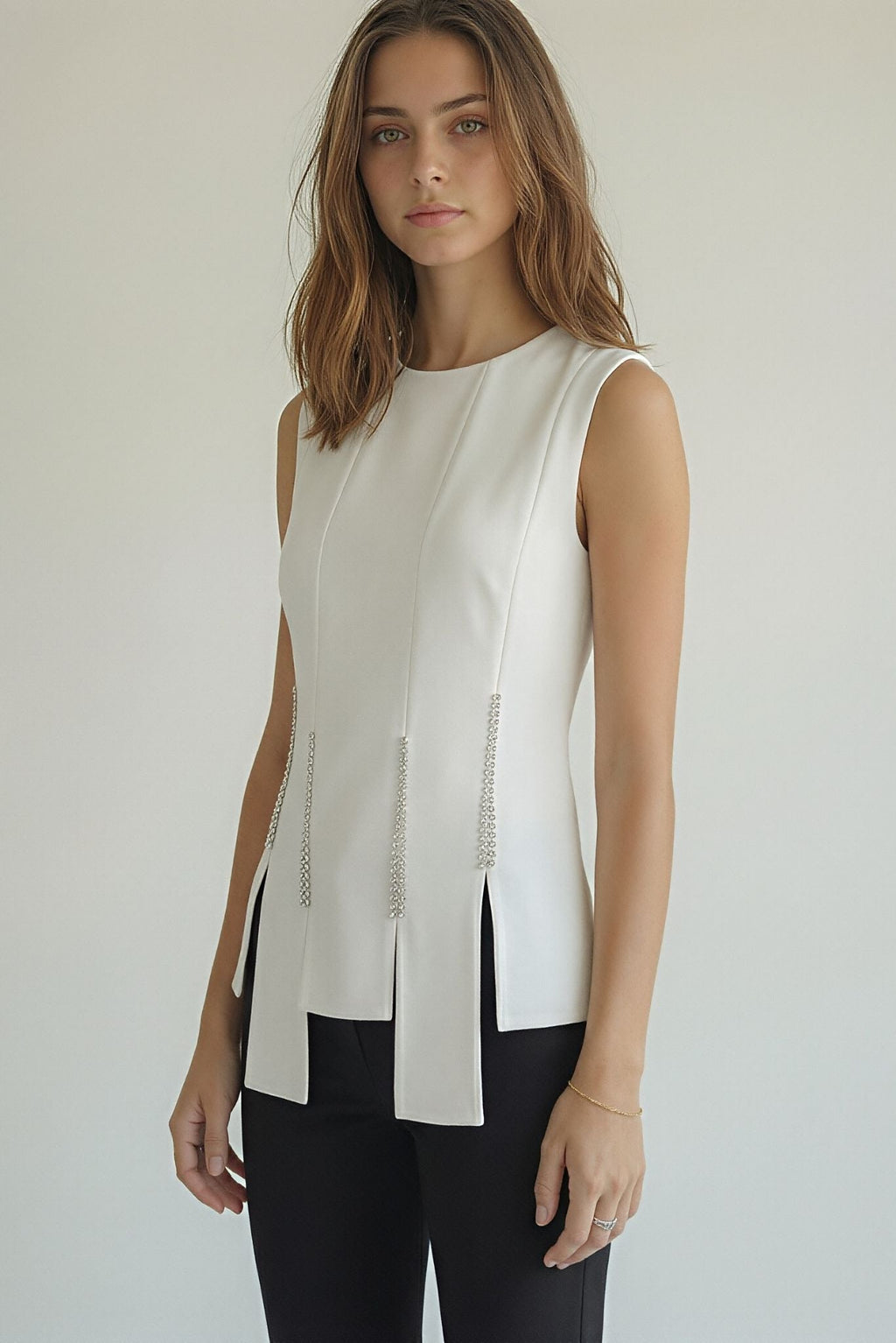 Freya Crystal Embellished top Akalia