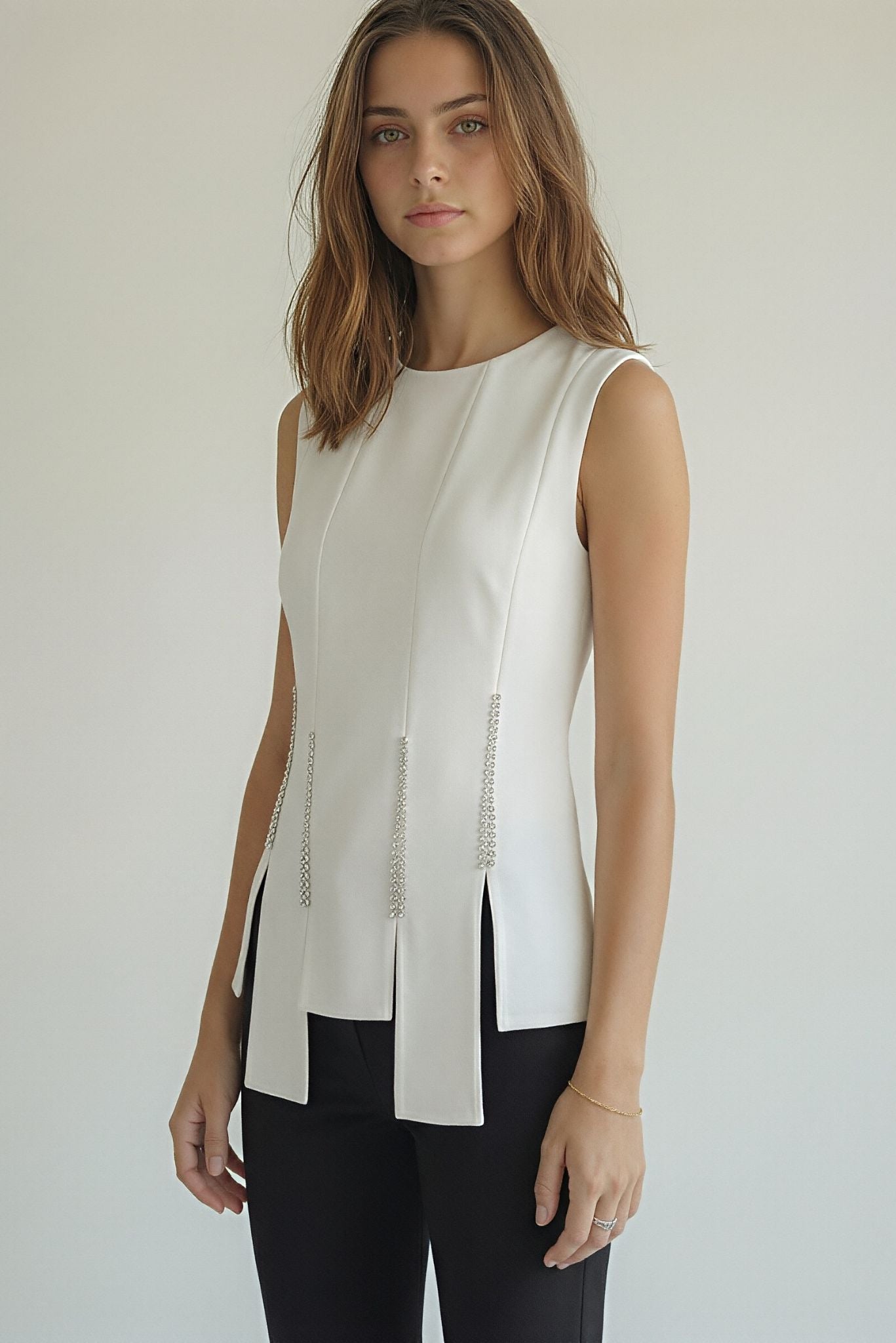 Freya Crystal Embellished top Akalia