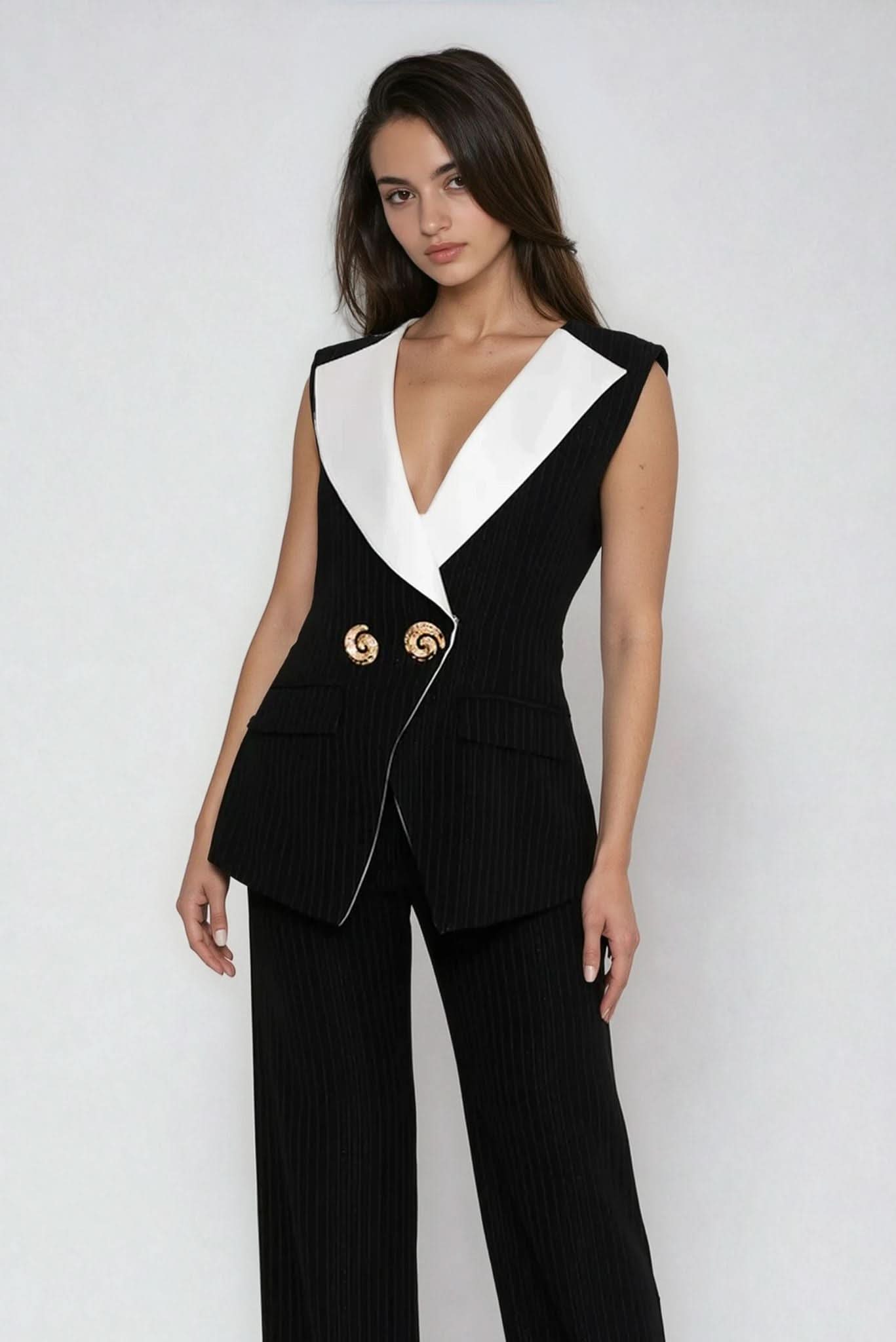 Hirea Vest Coat Akalia