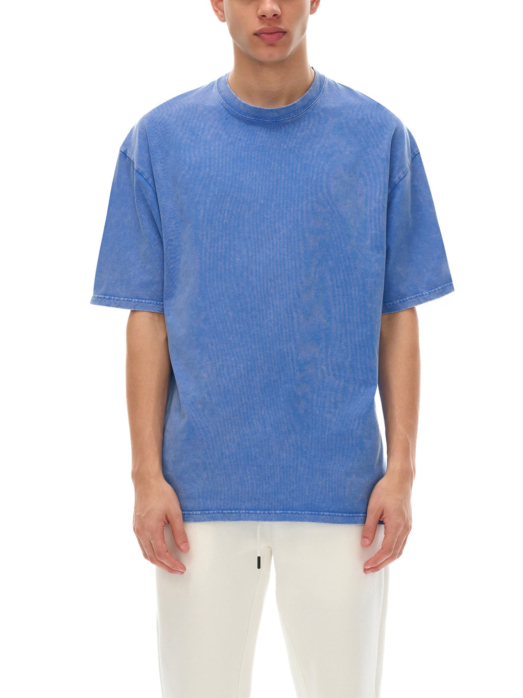 Maneater - Snow Washed Oversized Cotton T-Shirt Fine Art Of MK