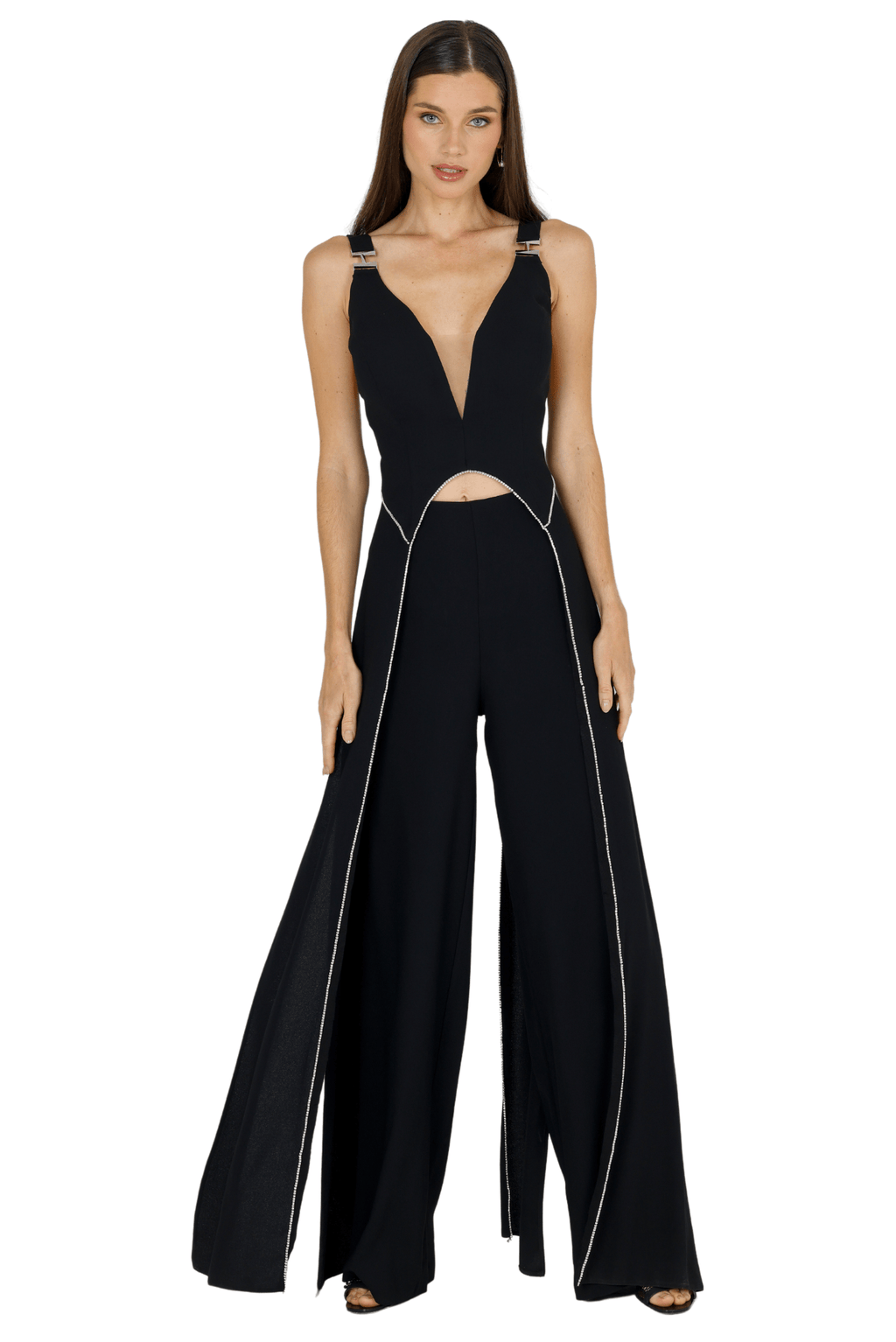 Katerina Grace V-Neck Jumpsuit Akalia