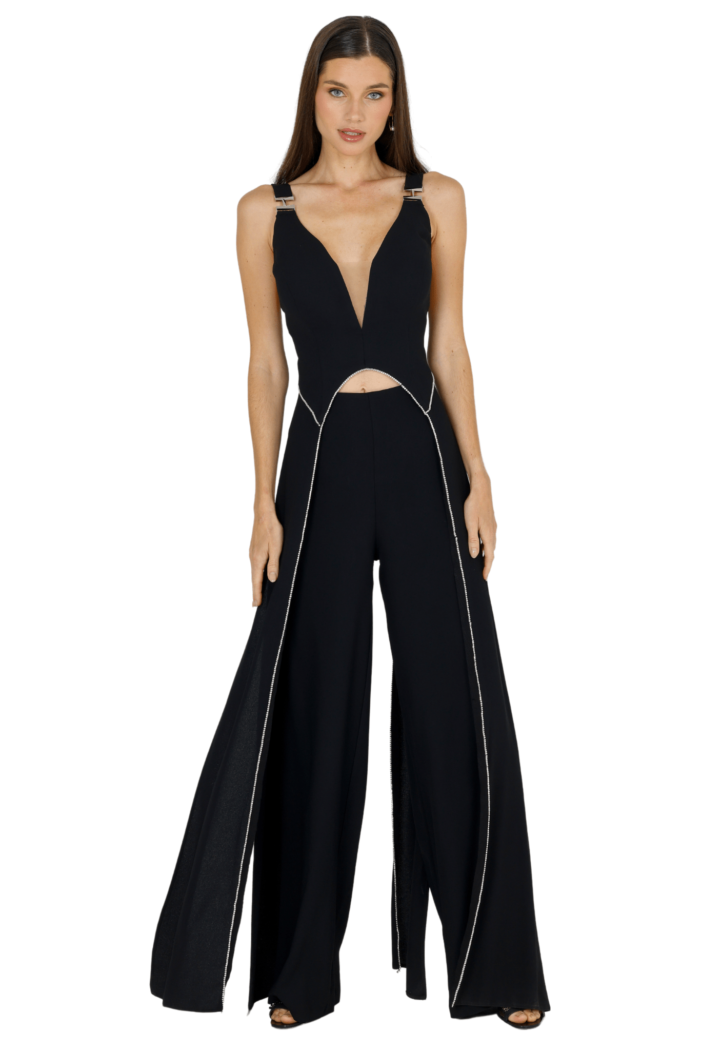 Katerina Grace V-Neck Jumpsuit Akalia