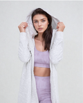 Cozy Comfort Zip Up Hoodie Jacket Gray Fitkitty Culture Athleisure Wear, Yoga Wear & Women's Clothing