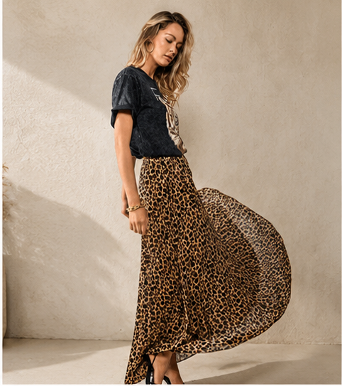 Fierce Flow Leopard Skirt Fitkitty Culture Athleisure Wear, Yoga Wear & Women's Clothing