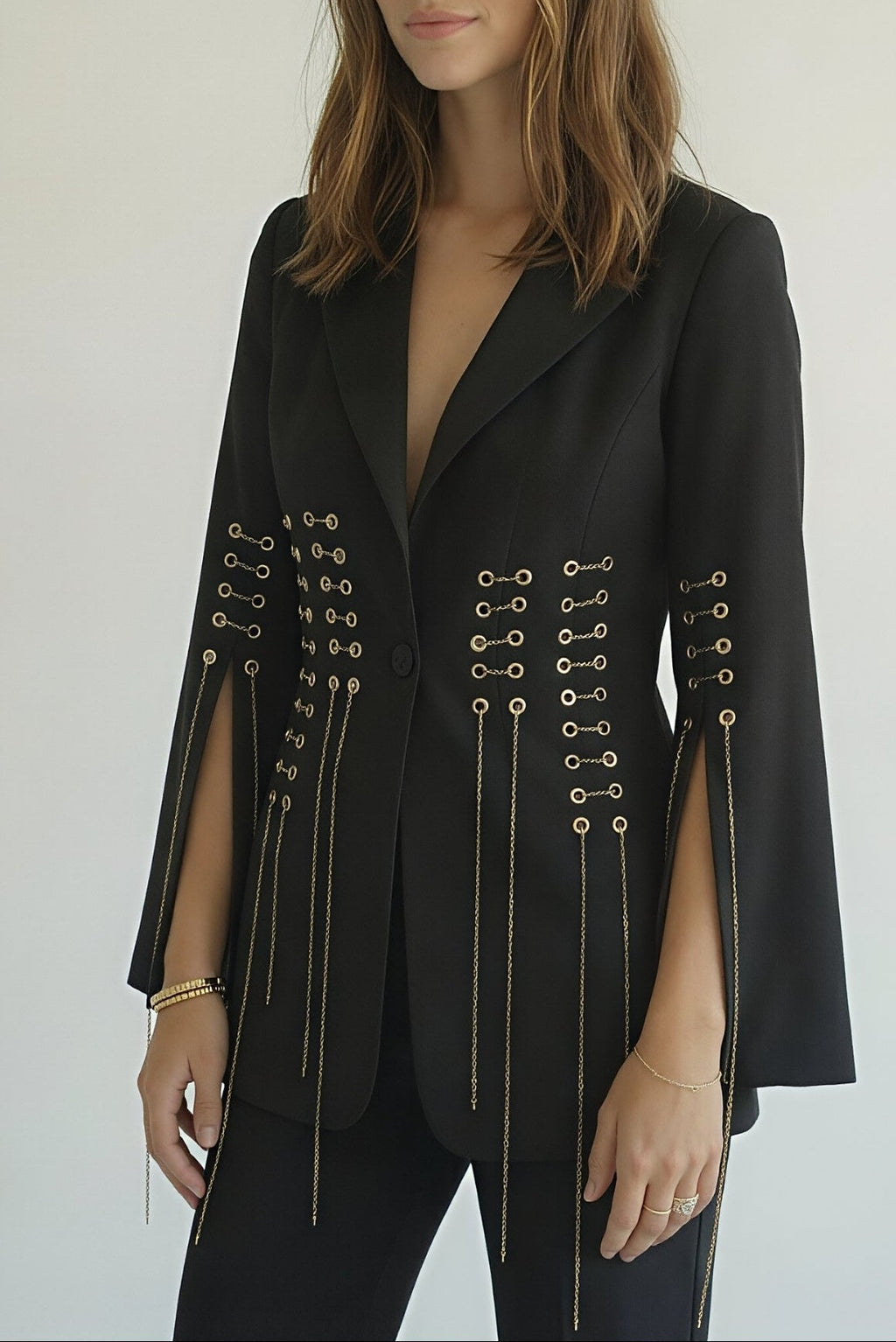 Mila Metal Blazer Akalia
