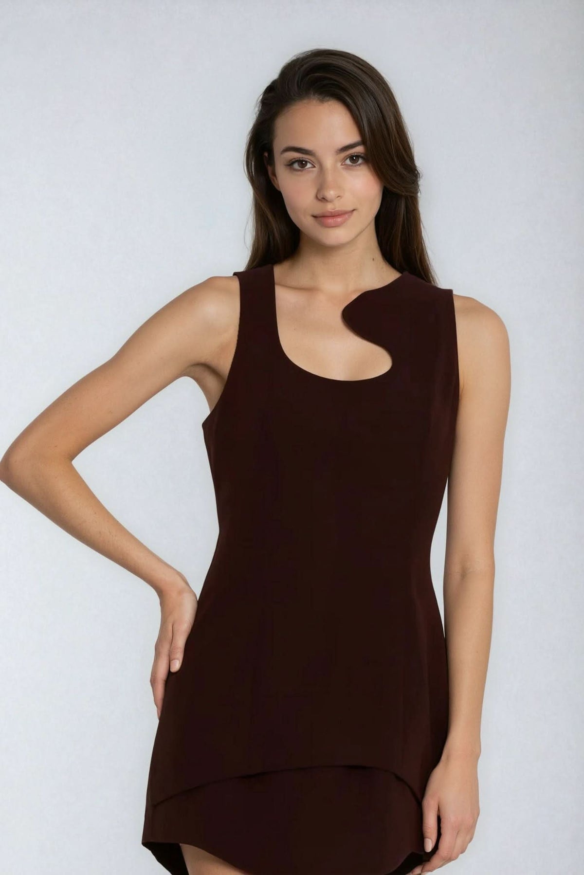 Neha Sleeveless Mini Dress Akalia