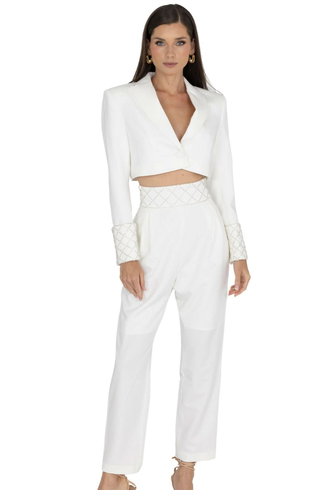 Orchid White Blazer Akalia