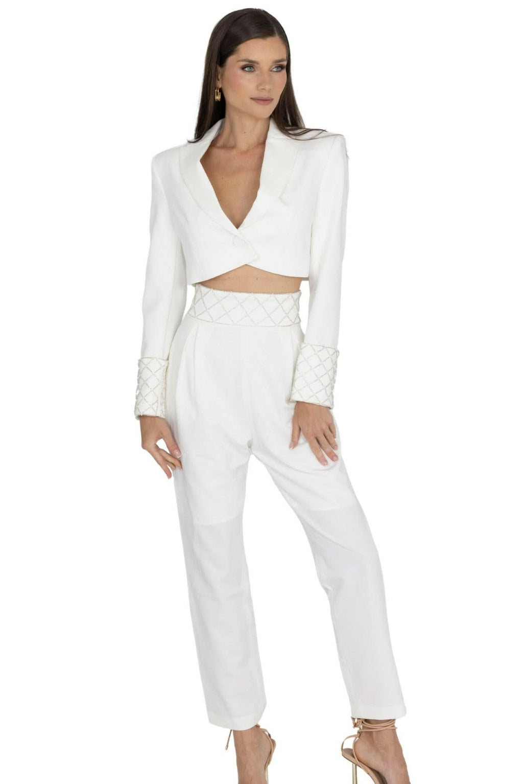 Orchid White Blazer Akalia
