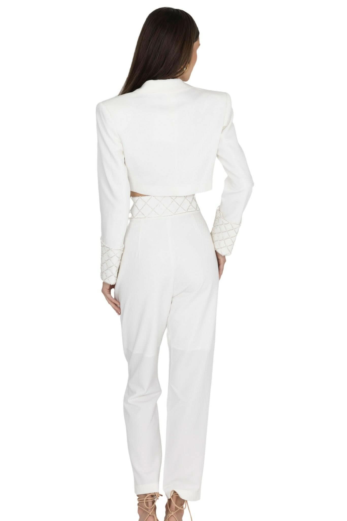 Orchid Trouser (White) Akalia