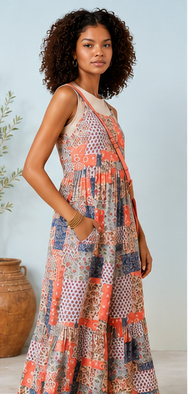 Serenity Patchwork Jumpsuit with Side Pockets Fitkitty Culture Athleisure Wear, Yoga Wear & Women's Clothing