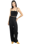 Rosalia Pants and Top Set in Black Akalia