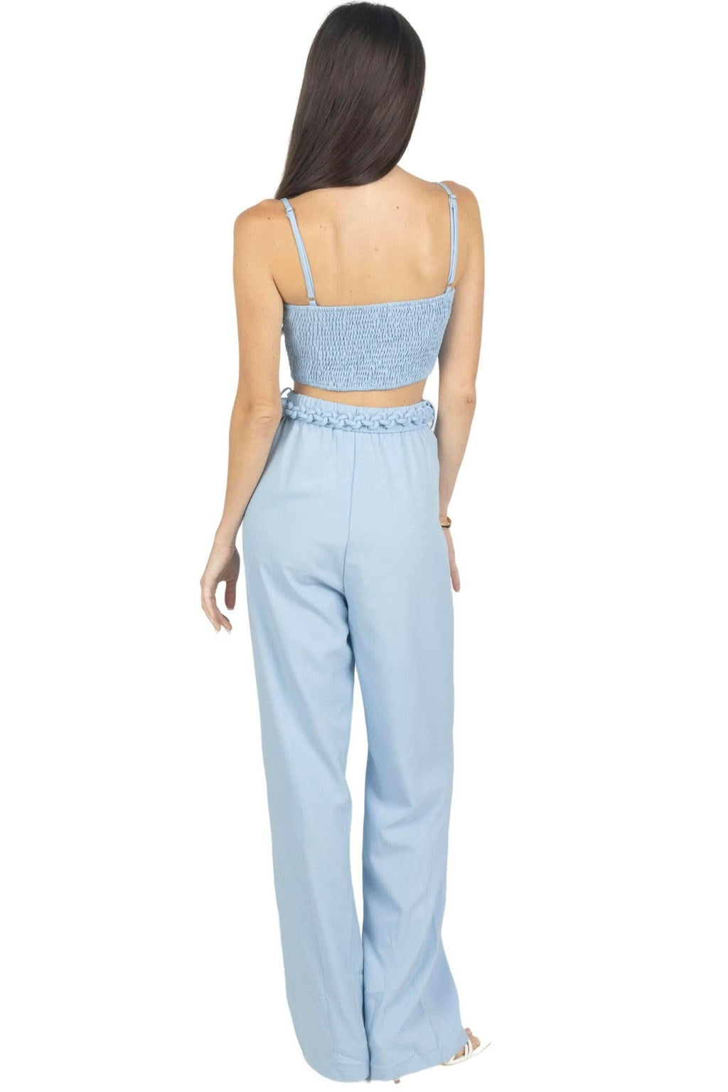Rosalia Pants and Top Set In Celeste Akalia