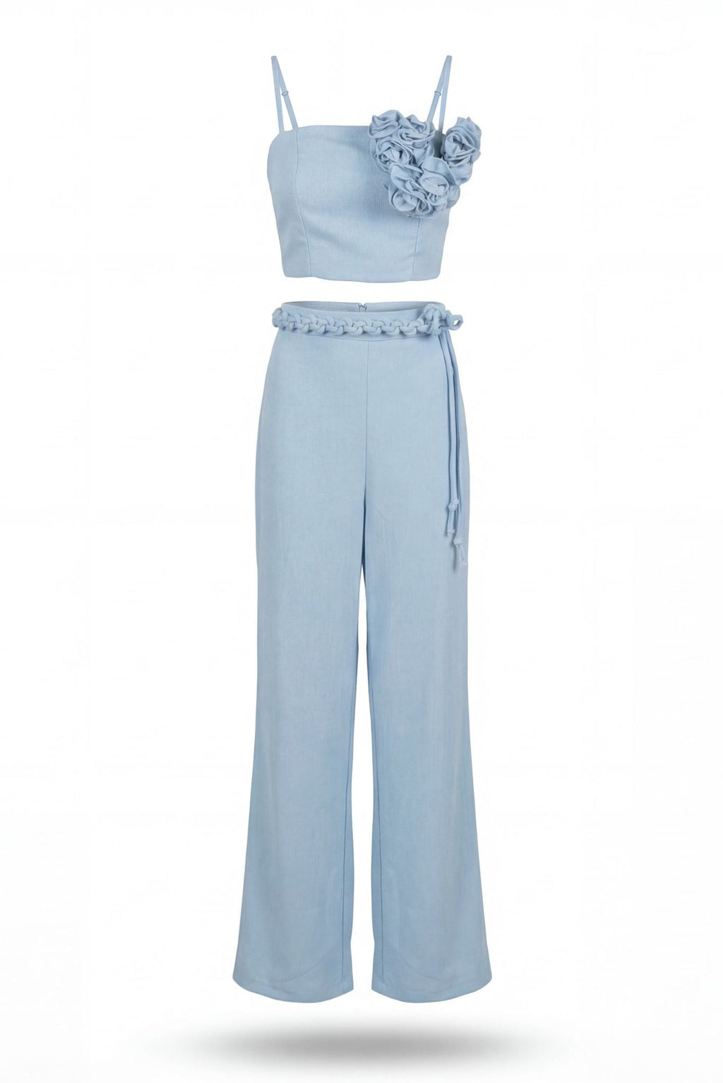 Rosalia Pants and Top Set In Celeste Akalia