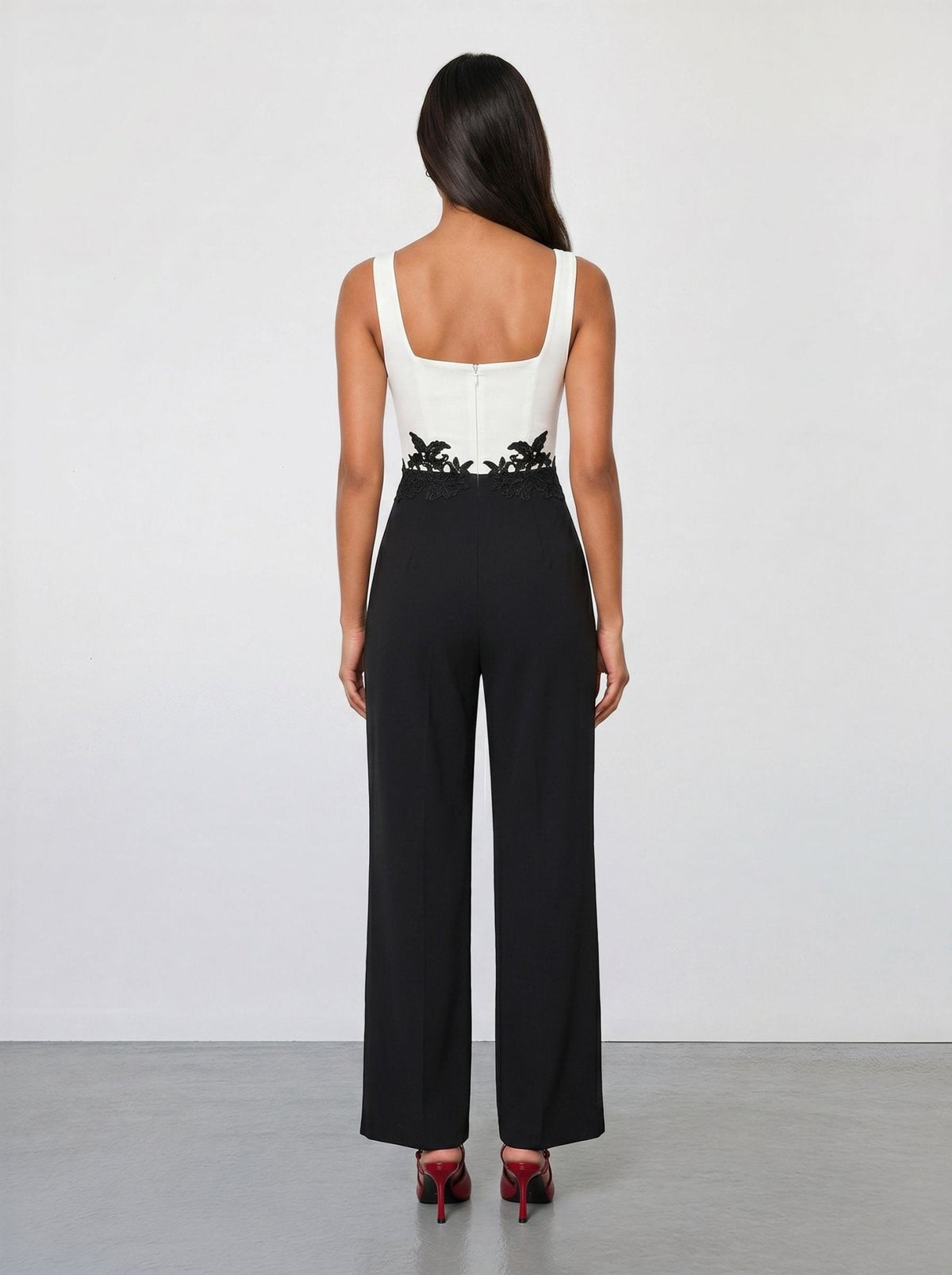The Soiree Contrast Jumpsuit Akalia
