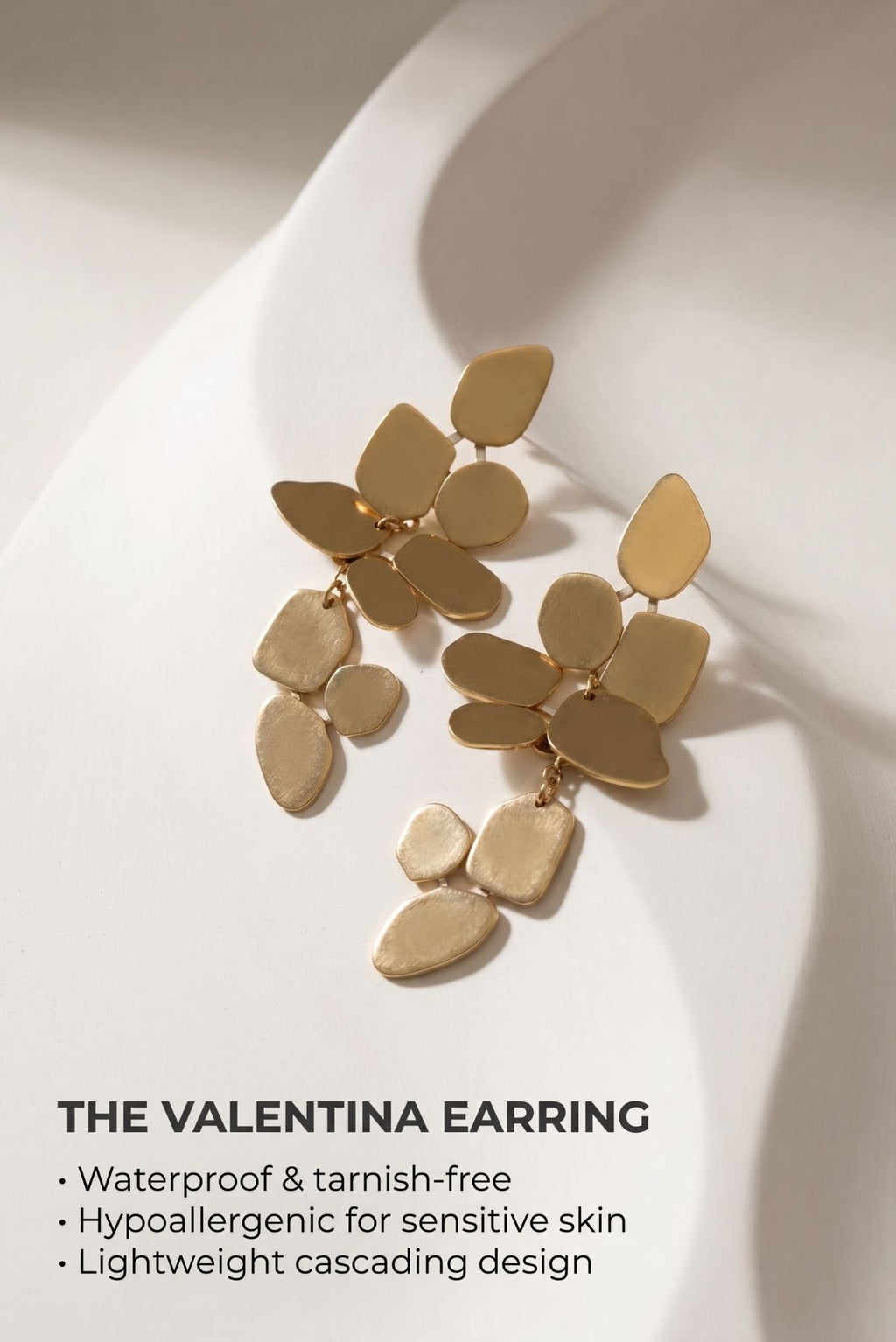 Valentina Waterproof Statement Dangle Earring Akalia