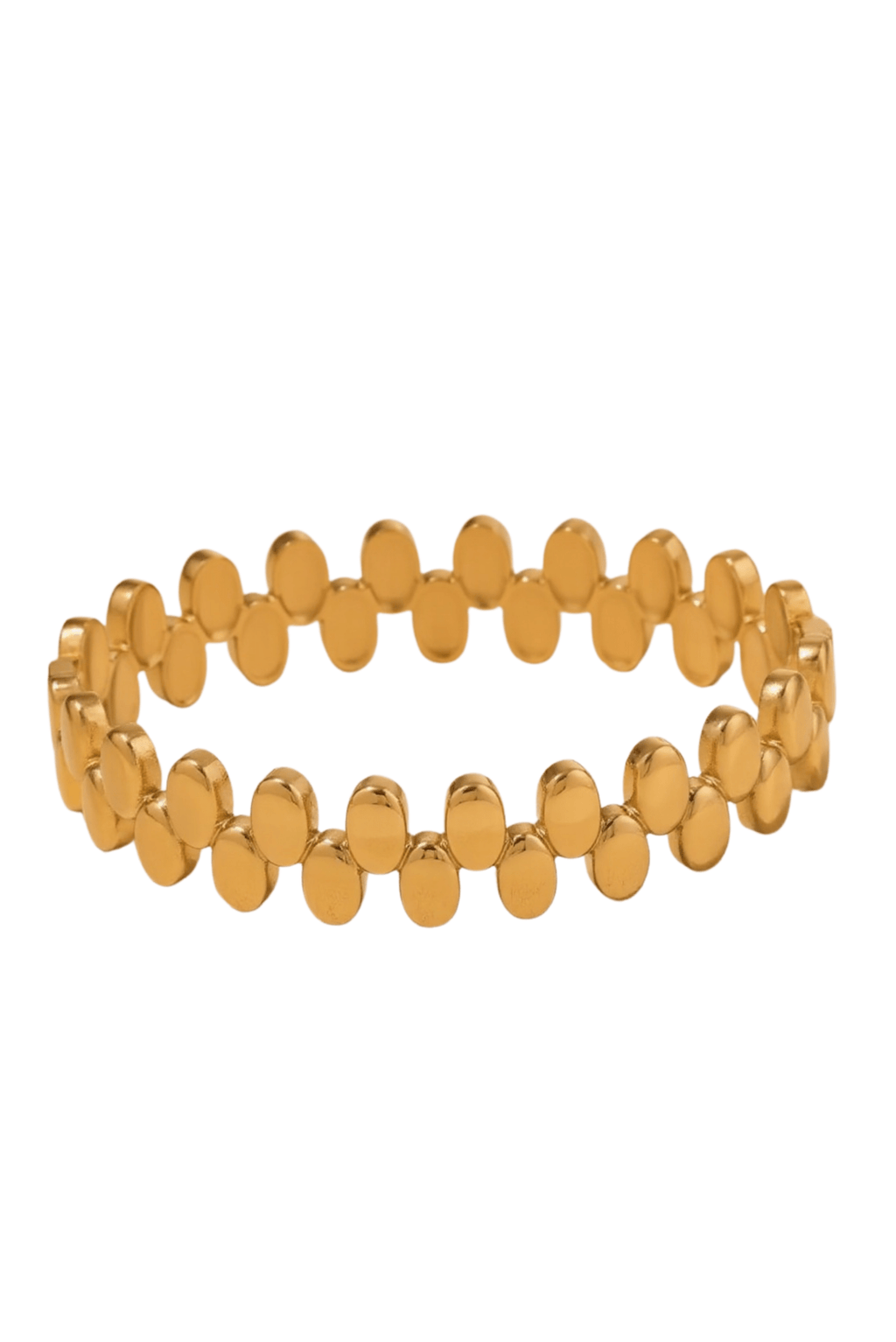 Waterproof 18K Gold Plated Dot Round Bracelet Akalia