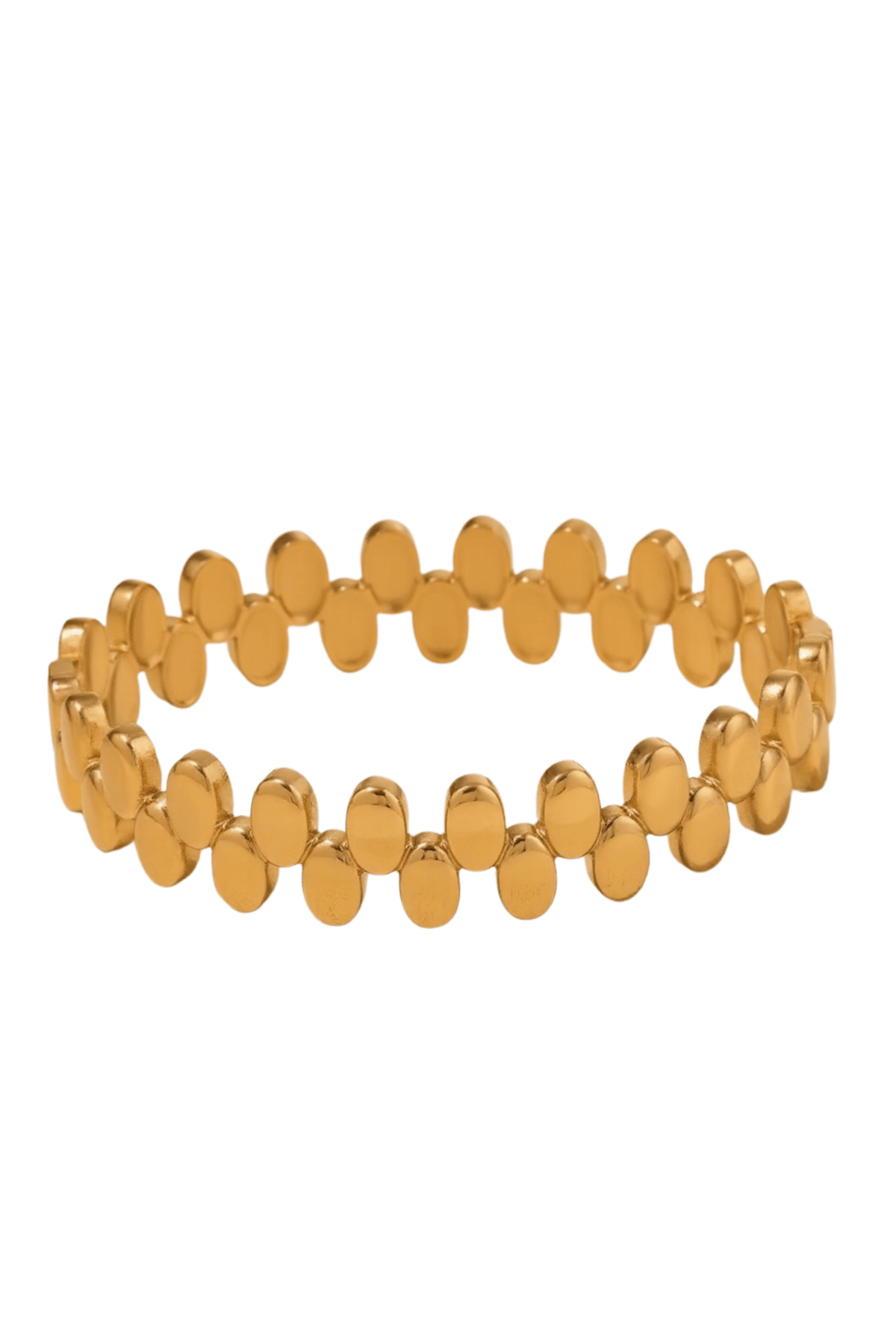Waterproof 18K Gold Plated Dot Round Bracelet Akalia