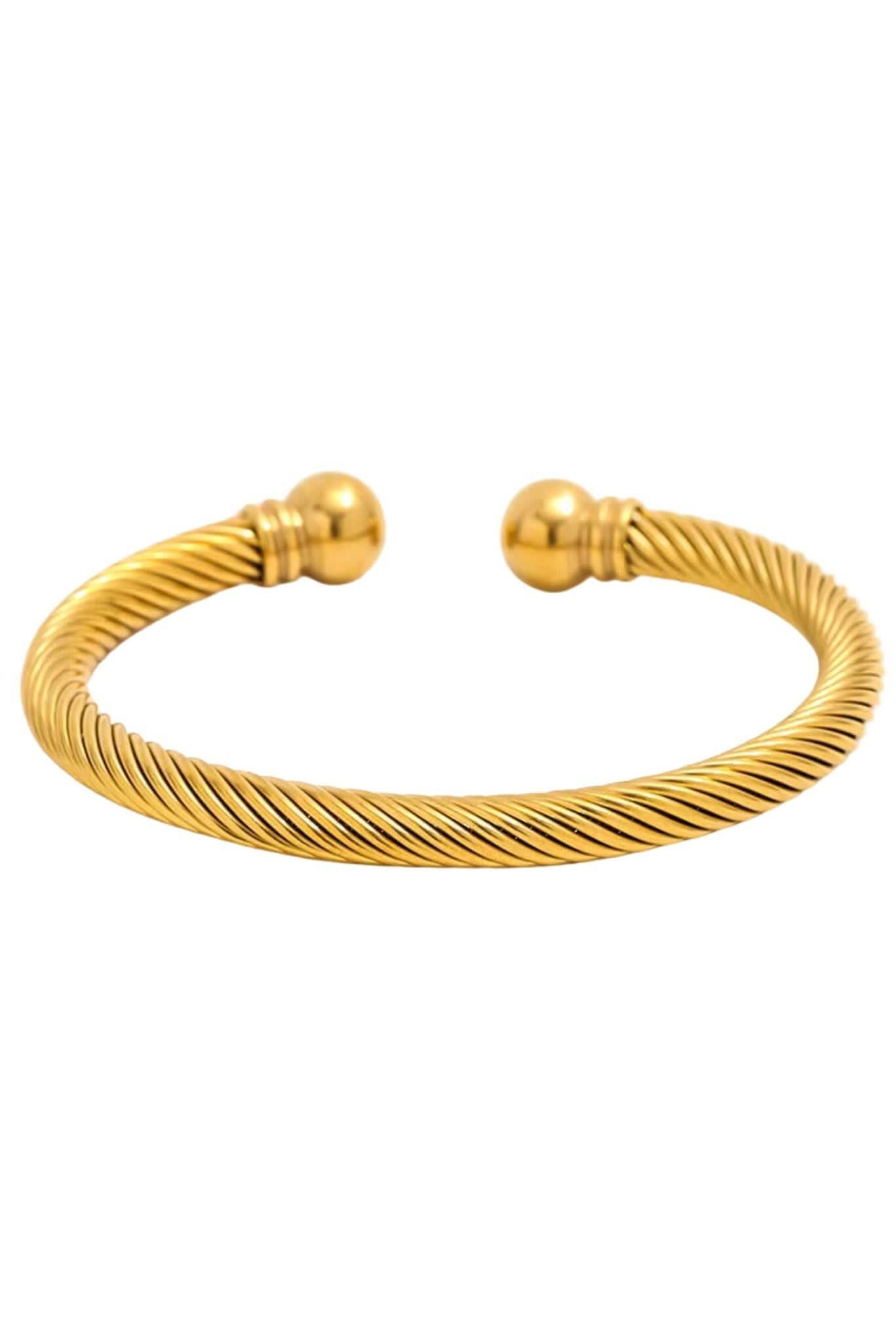 Waterproof Twisted Wire Bracelet Akalia